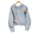 Women's Clothing Women Autumn and Winter Thin Hooded Cardigan Sports Two piece Suit Large Size Women's Suit_desvips.com