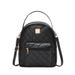 Andralyn Lingge Pattern Waterproof and Wear-resistant Backpack Korean Version Fashionable Women's Bag Casual Backpack_desvips.com