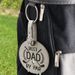 Laser Engraved Hanging PU Leather Golf Ball Peg Rack Tee Holder Storage Bag Accessories_desvips.com