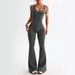 European And American Cross-Border Trade Leopard Print Cross Back Seamless One-Piece Yoga Suit Women's Fitness Sports_desvips.com