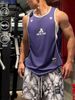 2025 Summer Sports Basketball Men American Style Training Fitness Quick Dry Jersey Sleeveless Shooting Vest Tank Top_desvips.com