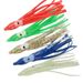 20pcs/bag Soft Octopus Lure Hoochies Squid Skirt Trolling Lure Soft Plastic Fishing Lures Trolling Skirts For Sea Bass Salmon_desvips.com