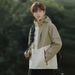 Spring Autumn Couple's Windproof Waterproof Hooded Jacket, Popular Patchwork Water-Repellent Outdoor Jacket For Men And_desvips.com