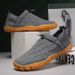 New Men's Breathable Sports Hiking Outdoor Running Exercise Sneakers Warm Sweat-Absorbing Autumn Winter Walking Shoes_desvips.com