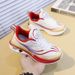 Children's Lightweight Running Shoes Fashion New Style Big Kids Mesh Rotating Button Red Rabbit Casual Boys_desvips.com