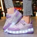Pink Fashion Girls Boys LED Light Roller Skate Shoes for Children Kids Sneakers with Wheels Two 240723_desvips.com