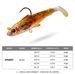 Fish Boat Bionic T-tail Soft Lure Sea Bass Lead Head Hook Fishing Bait_desvips.com