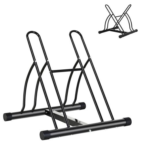 Fahrradständer Montageständer Für Fahrräder, Stabil Aus Metall, Schwarz, 60x54x57 Cm, Praktisches Zubehör_desvips.com