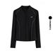 DRUR Women Running Jackets Full Zip Lightweight Sun For Protection Long Sleeve Sports Top Gym Clothes Yoga Wear Fitness_desvips.com