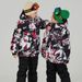 Children's Ski Suit Set Snowboarding Skiing, Thickened And Warm For Outdoor Skiing_desvips.com
