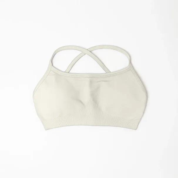 NCLAGEN Sports Bra Seamless Yoga Top Women Article Gym Active Wear Back Cross Workout Push-up Fitness Running Underwear_desvips.com