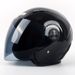 Electric vehicle helmet men's and women's summer half cover half helmet four seasons warm breathable safety helmet_desvips.com