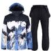 New Snowboarding Suit For Men Women, Couple Style, Warm Thickened Korean Version Ski Jacket And Pants Set_desvips.com