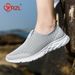 YRZL Men's Sneakers Breathable Mesh Men Casual S Outdoor Non-Slip Big Size Loafers Walking Lightweight Male Tennis_desvips.com