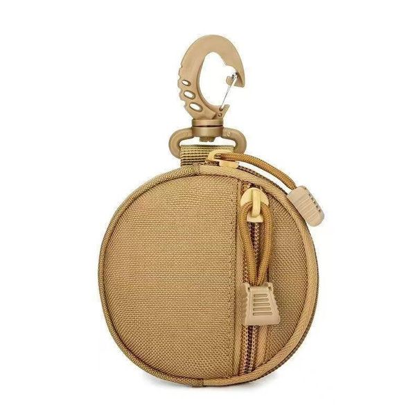 EDC Zipper Pouch Key Waist Belt Vest Accessory Bag Bluetooth Earphone Hook Mini Coin Purse_desvips.com