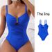 2025 New Style Slimming Conservative One-Piece Swimsuit For Women, Shaping And Tummy Control Bikini Swimwear_desvips.com