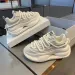 Pure Black White Sneakers Thick Mens Comfort Mesh Breathable Autumn Height Increase Platform Soles Trendy Casual Shoes_desvips.com