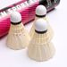 Badminton Shuttlecocks 12 Pack Durable Reverse Washed All Round Feather Stable Outdoor Use_desvips.com