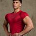YOUNGLA Men's T-shirt For Sports, Fitness, Quick Drying, Breathable Stretch Fitness Suit, Jogger Outdoor Running_desvips.com