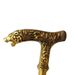 Golden Bear Handle Single Joint Fashion Decorative Vampire Cospaly Party Walking Cane Halloween Crosier 93cm_desvips.com