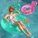 Inflatable Sea Star Swimming Ring Water Play Swimming Ring Adult Thickened With Back Recliner Underarm Ring_desvips.com