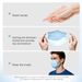 100 Pack Of Disposable 3-Ply Face Masks With Soft Earloops And Adjustable Nose Clip For Office, Travel, School, And Public Use, Blue_desvips.com