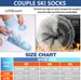 YANBIGUO 2 Pairs Thicken Ski Socks,Thermal Warm Winter Knee-High Snowbo Skiing Sock For_desvips.com