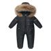 Kids Snowsuits Baby Boys' And Girls' Down Rompers, Bodysuits, And Outdoor Clothing_desvips.com