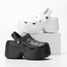 Women's 9CM Platform Hole Shoes - Ultra Soft & Non-Slip (Beach & Casual Wear Closed-Toe Sandals Summer Must-Have)_desvips.com