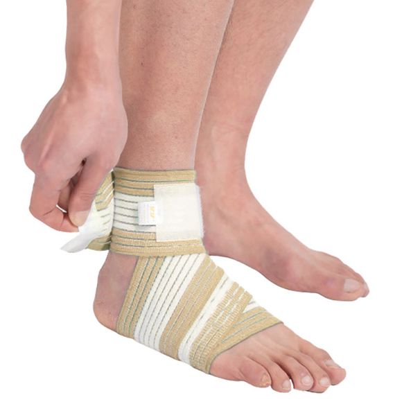 Thin, Breathable, Pressure Supported Ankle Brace For Sports, Fitness, And Support. Also Includes Bandages For Badminton And Basketball._desvips.com