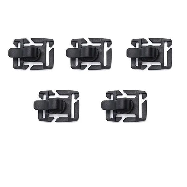 5Pcs Tactical 360 Rotation D-Ring Clips Hydration Tube Hang Buckle Management Tool For 20/25mm MOLLE Webbing Attachment_desvips.com