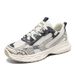Spring 2025 New Breathable Mesh Sports For Men, Korean Version Versatile Thick Sole Casual Running Dad Men's Shoes_desvips.com