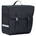 Bicycle Pannier - 600D Polyester & PVC - Black - 34 X 18 X 30 Cm - 21 L Capacity - Waterproof - Easy To Mount_desvips.com