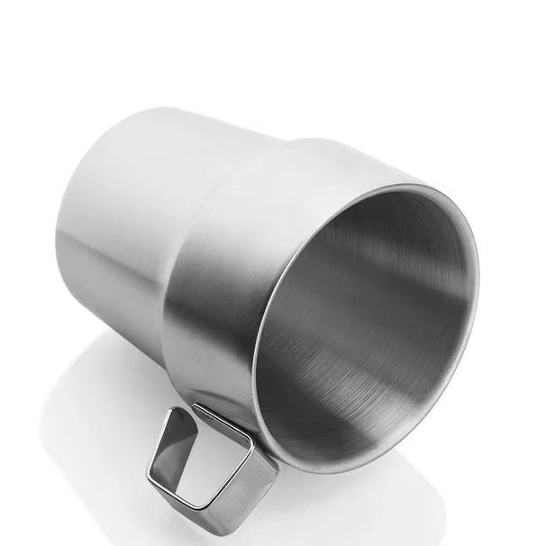 304 Stainless Steel Double-Wall Camping Cup Set - 4/6 Pack, Heat-Insulated & Portable For Coffee, Tea & Outdoor Activities_desvips.com