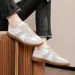 Spring German Training Men's Women's Low-top Sneakers Casual Genuine Leather Height-increasing White Shoes Retro Style_desvips.com