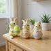 Cute Easter Ornament, A Rabbit Holding An Egg, American-style Fun Bunny Decoration_desvips.com
