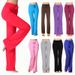 Women's Modal Flared Yoga Pants - High Waist Stretchy Workout Leggings For Dance, Gym & Casual Wear - Soft Breathable Fabric - Plus Size Available_desvips.com