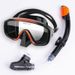 DEX Large-frame Goggles, Snorkeling-specific Diving Mask Set, Anti-fog Swimming Goggles Three-piece Set With Breathing_desvips.com