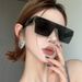 ActiveGo 2025 New European And American Style Square One-Piece Mirror Large Frame Versatile Street Photography Sun Protection_desvips.com