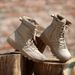 Tactical Military Boots For Men – Breathable Combat Boots – High-Cut Desert & Field Boots For Hiking & Outdoor Training (Black/Sand)_desvips.com