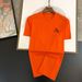 Spring Trendy Brand Round Neck Embroidered Loose Short T-Shirt Pure Cotton Summer New Half Sleeve Top Internet Celebrity_desvips.com