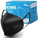 AKGK KN95 Face Mask 50 Pack, Breathable 5-Ply Protection, Black Cup Dust Safety Masks_desvips.com