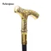 Elegant Golden Elephant Decorative Stick - 35" Luxury Alloy Cane For Cosplay, Steampunk & Costume Parties_desvips.com