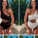 2025 New Bikini Off-Shoulder DJ Sexy Backless Photo Shoot Multicolor Women's Swimsuit Hot Spring_desvips.com