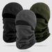 Unisex Fleece Neck Gaiter & Balaclava Set - Windproof Winter Face Mask For Cycling, Skiing, Running & Outdoor Sports (Black, Navy, Gray, Army Green)_desvips.com