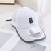 Solar Powered Rechargeable Fan Baseball For Men 2025 New Women's Spring Summer Sun Protection Visor Duckbill Cap_desvips.com