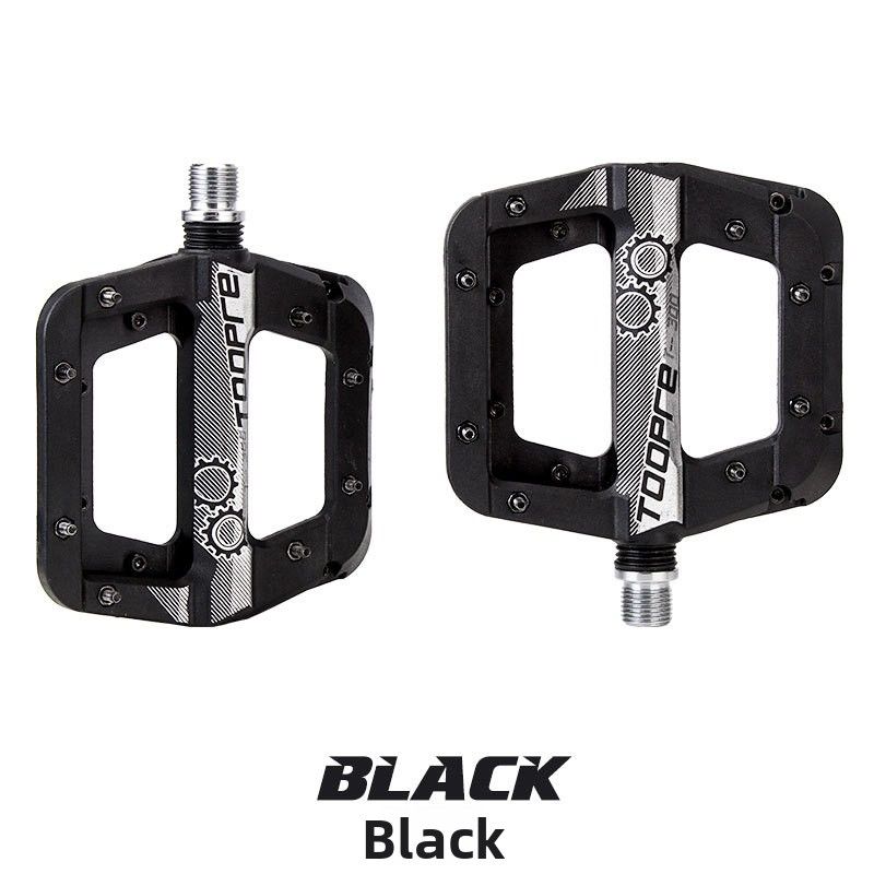 TOOPRE Bicycle Nylon Fiber Mountain Enlarged Anti-Slip Fixed Gear Road Bike Bearing Pedals_desvips.com