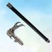 Ghost Skull Head Fashion Walking Stick Decorative Vampire Cospaly Vintage Party Fashionable Walking Cane Halloween Crosier 93cm_desvips.com