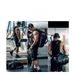 New Multifunctional Functional Style Gym Bag, Shoulder Crossbody Handheld Three-in-One Black Sports Breathable Canvas_desvips.com