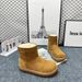 2025 Winter New Suede Leather Fashion Wool Snow Boots For Women Versatile Comfortable Warm Thickened Cotton Shoes_desvips.com